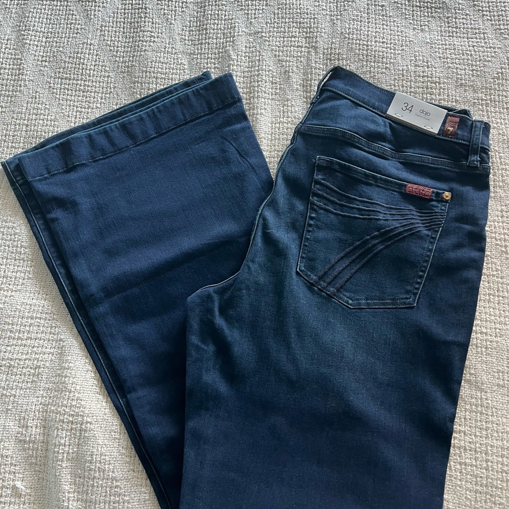 7 For All Mankind Dark Aspen Dojos Size 34